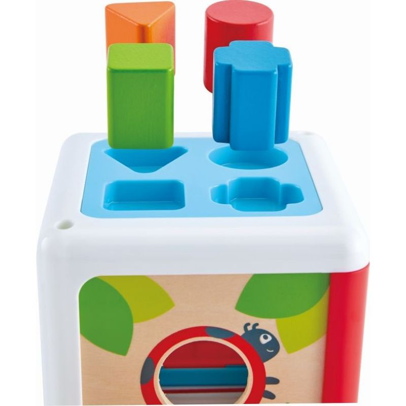 Hape early explorer wooden shape sorting box e0507a, , medium-null