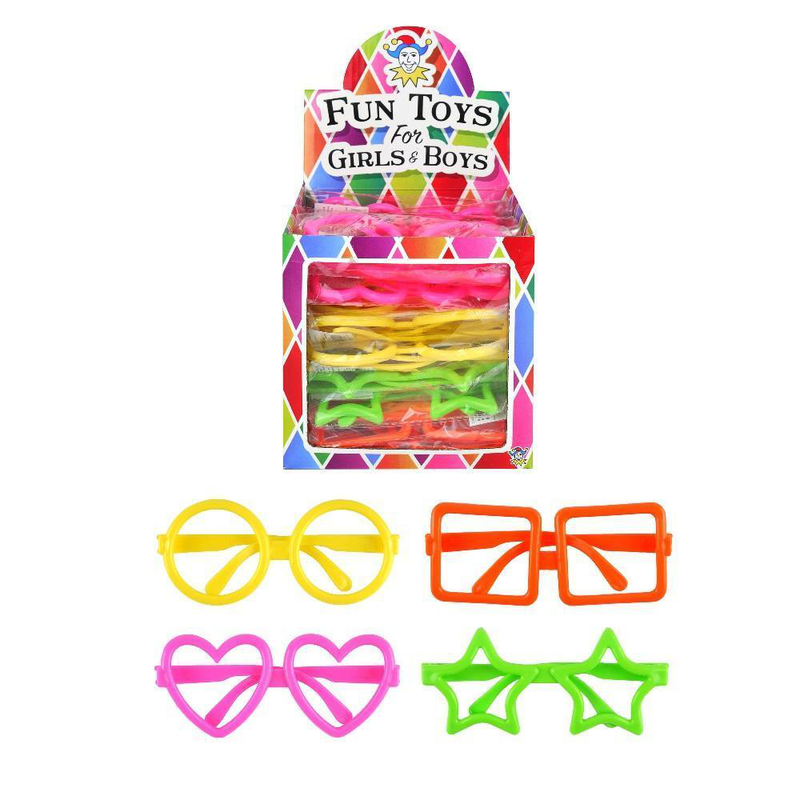 Children's star shaped fun glasses - assortment, , medium image number null