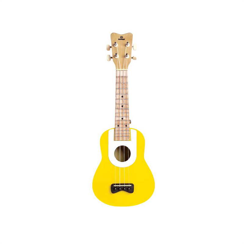 Wooden yellow ukalele 54cm, , medium-null
