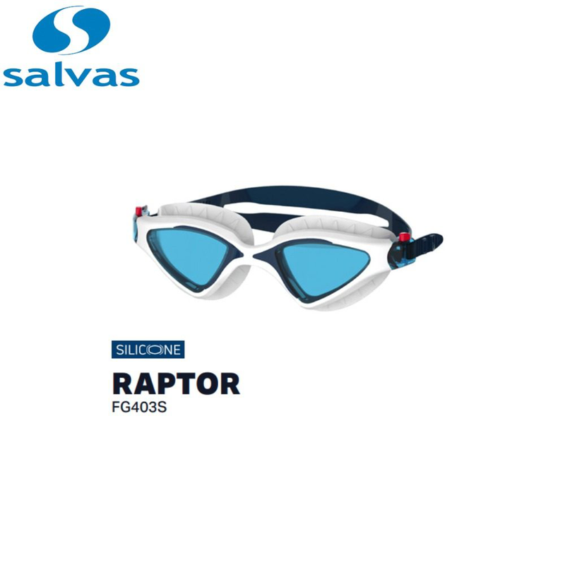 Salvas raptor googles sr silicone - white/blue, , medium-null