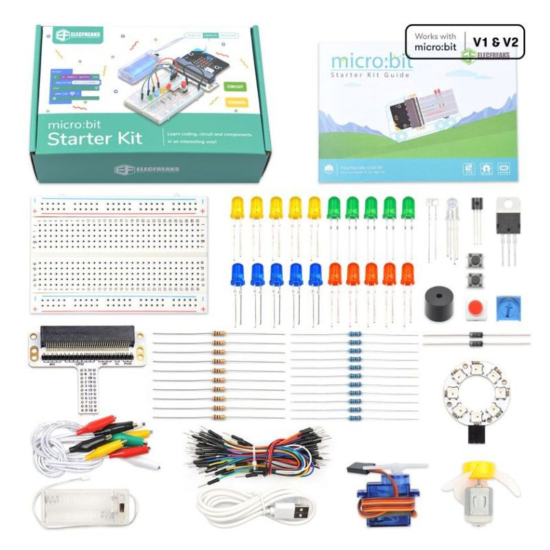 Micro:bit starter kit: coding & electronics set (w/o board) elecfreaks, , medium-null