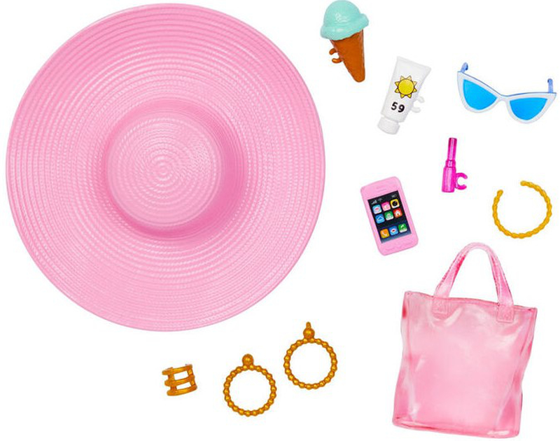 Barbie beach glam with accessories hpl73 3y+, , medium-null