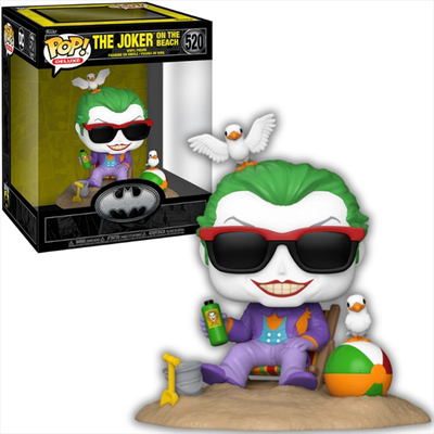 Funko pop! Deluxe dc: batman 85th anniversary - the joker beach #520 vinyl figure, , medium