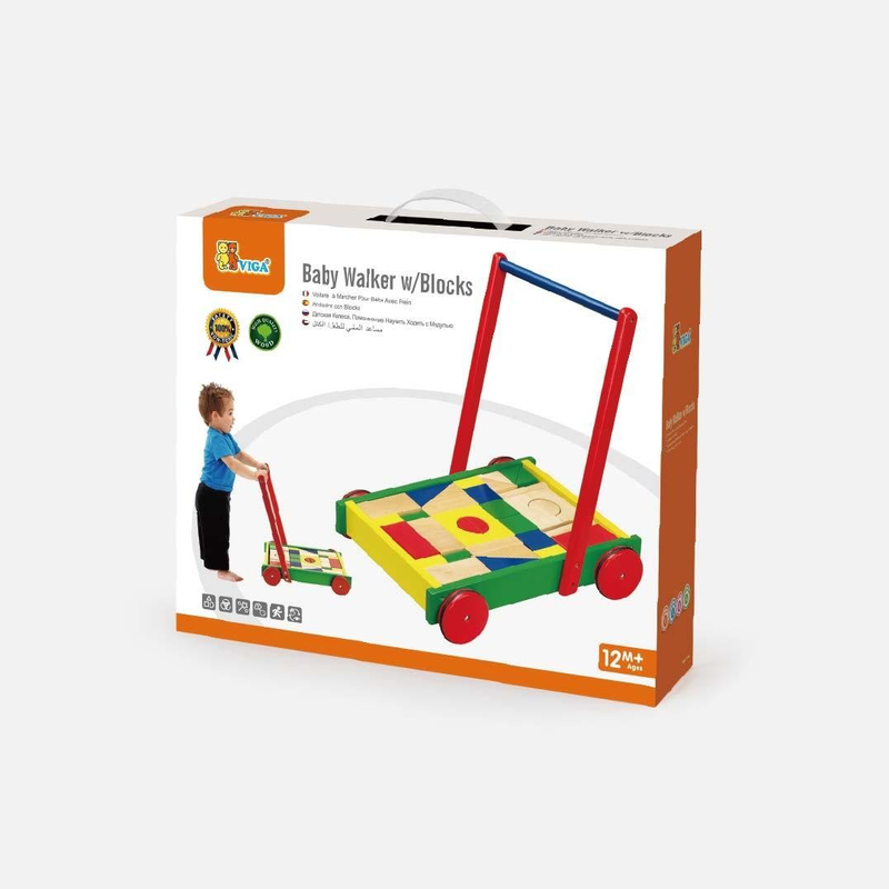 Baby walker with blocks, , medium image number null
