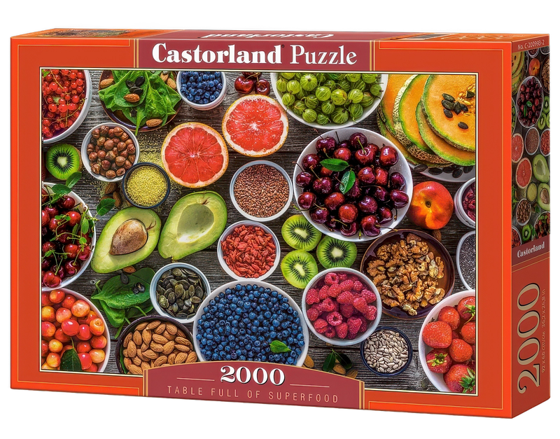 Castorland puzzle table full of superfood (2000 pcs), , medium-null
