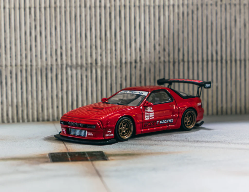 Tarmac works 1/64 pandem mazda rx-7 fc3s red die-cast – road64, , medium image number null