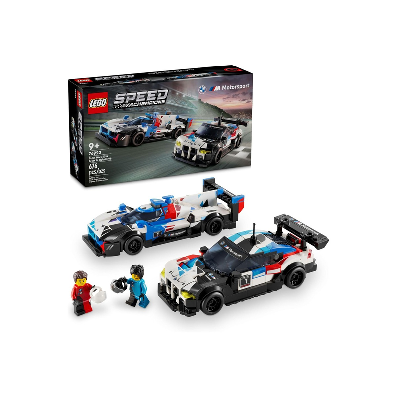Product image: Lego speed champions bmw m4 gt3 & bmw m hybrid v8 race cars, , medium-null