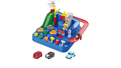 Cars race track toys for kids 3-8 year old boys girls gifts car adventure city rescue preschool educational toys, , medium