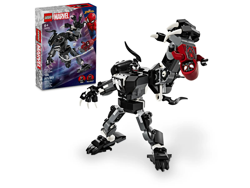 Lego marvel spiderman 76276 venom mech armor vs. Miles morales, , medium image number null