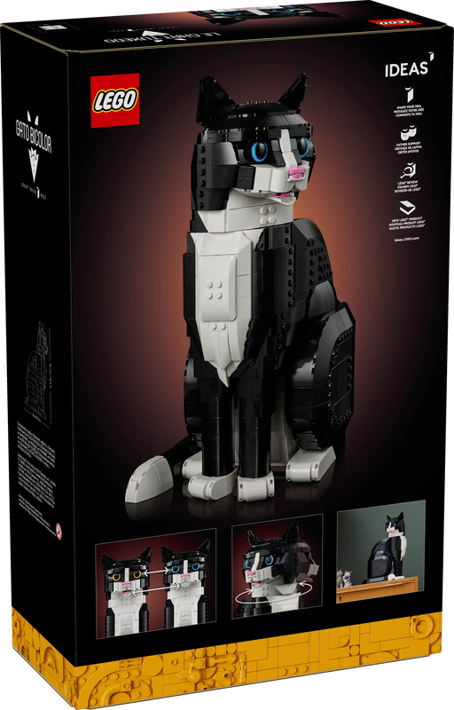 Lego ideas 21349 tuxedo cat, , medium-null
