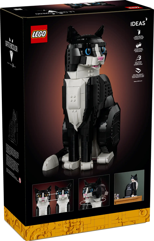Product image: Lego ideas 21349 tuxedo cat, , medium-null