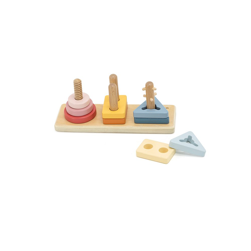 Wooden educational toys set - 2-3years old, , medium-null