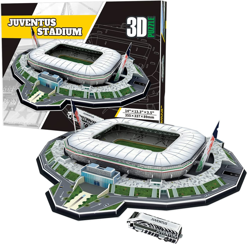 3d puzzle juventus stadium - juventus 85pcs, , medium-null
