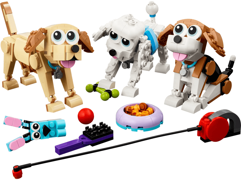 Lego creator 3in1 adorable dogs set 31137, , medium-null