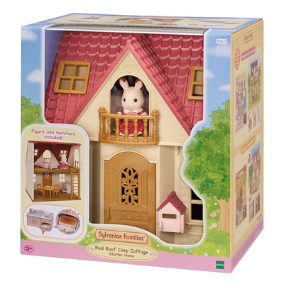Sylvanian families red roof cosy cottage dollhouse, , medium