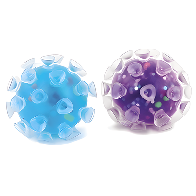 Keycraft squishy urchin ball stress toy