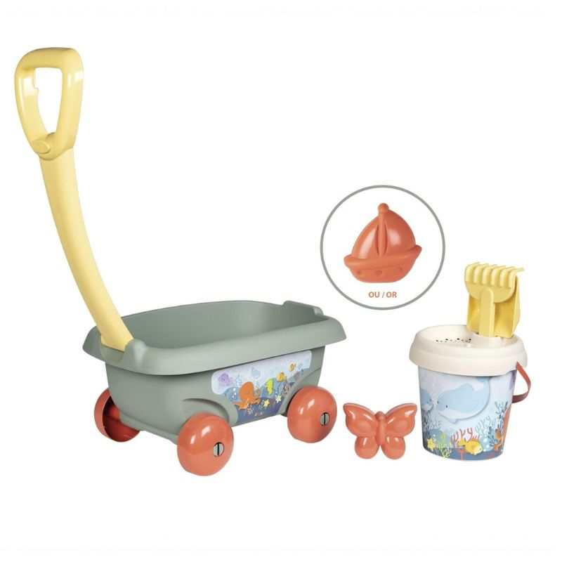 Smoby life green garnished beach cart 7600867034, , medium-null