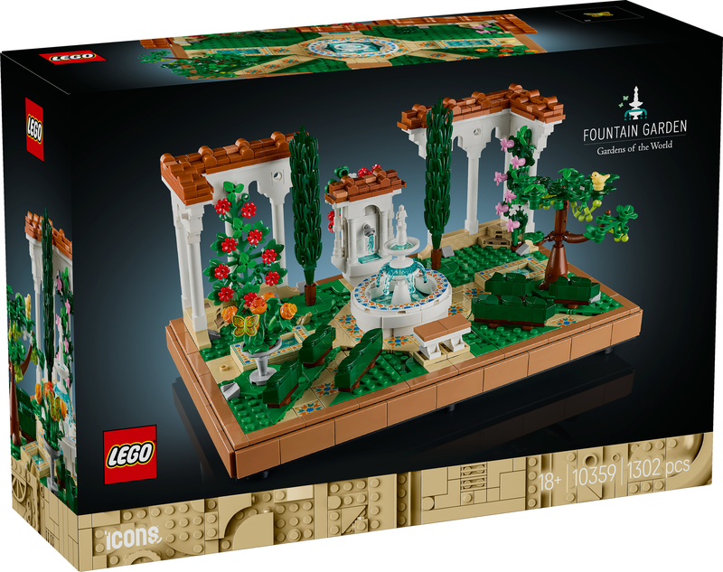 Lego icons fountain garden 10359 &gamma;&iota;&alpha; &eta;&lambda;&iota;&kappa;ί&epsilon;&sigmaf; 18+ 1302&tau;&mu;&chi;, , medium-null