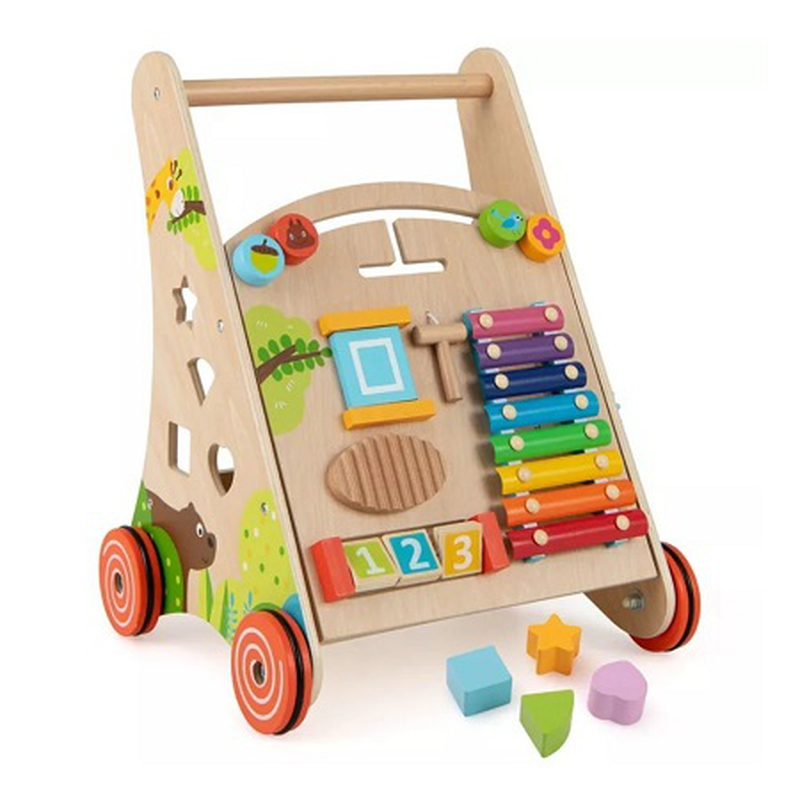 Product image: Phoohi wooden jungle baby learning walker 5pcs 12m+, , medium-null