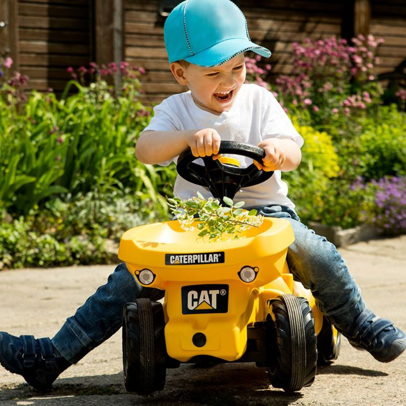 Product image: Παιδικό όχημα cat rolly minitrac dumper με κουβαδάκι ανατροπής & τιμόνι με κόρνα για ατελείωτη διασκέδαση!, , medium-null