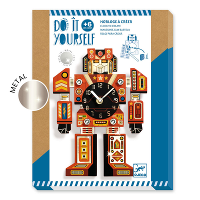 Diy clock robot, , medium