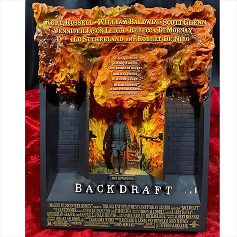 Backdraft - code 3 collectibles - movie poster collectible sculpture, , medium image number null