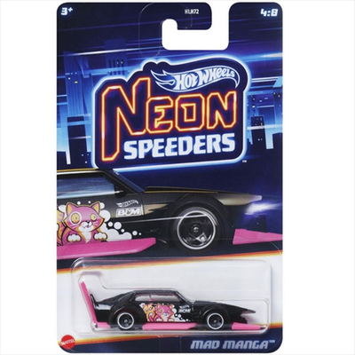 Mattel hot wheels: neon speeders - mad manga jby95, , medium