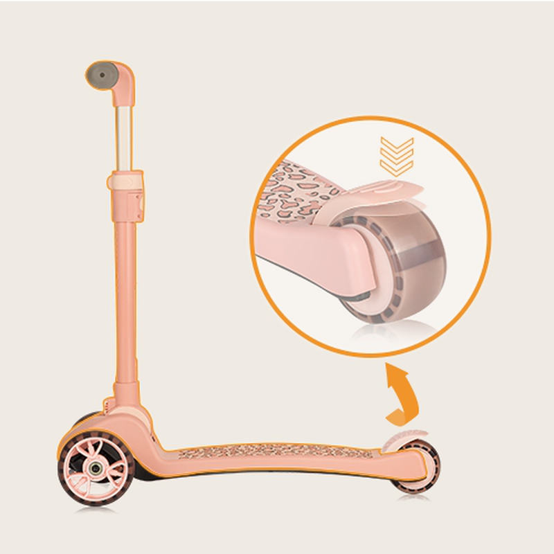 Franky pink rose 2 in 1 balance scooter-null