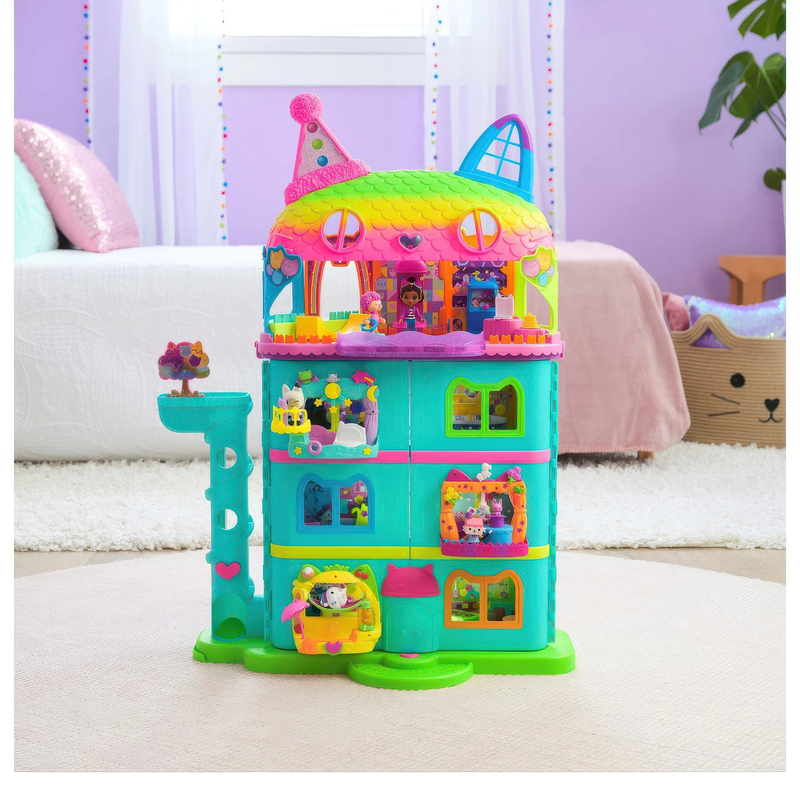 Product image: Gabby's dollhouse gabby's purrfect dollhouse playset, , medium-null