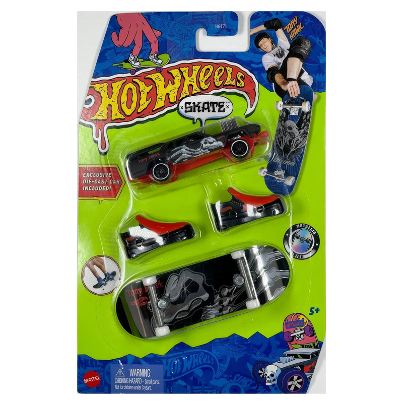 Hot wheels skate collector skate shoes & car - assortment image number null