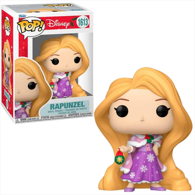 Funko pop! Disney: princess holiday - rapunzel #1613 vinyl figure, , medium