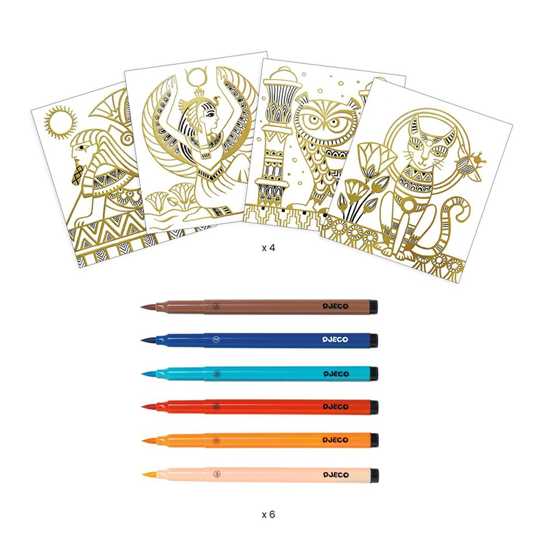 Product image: Djeco artistic color set egypt, , medium-null