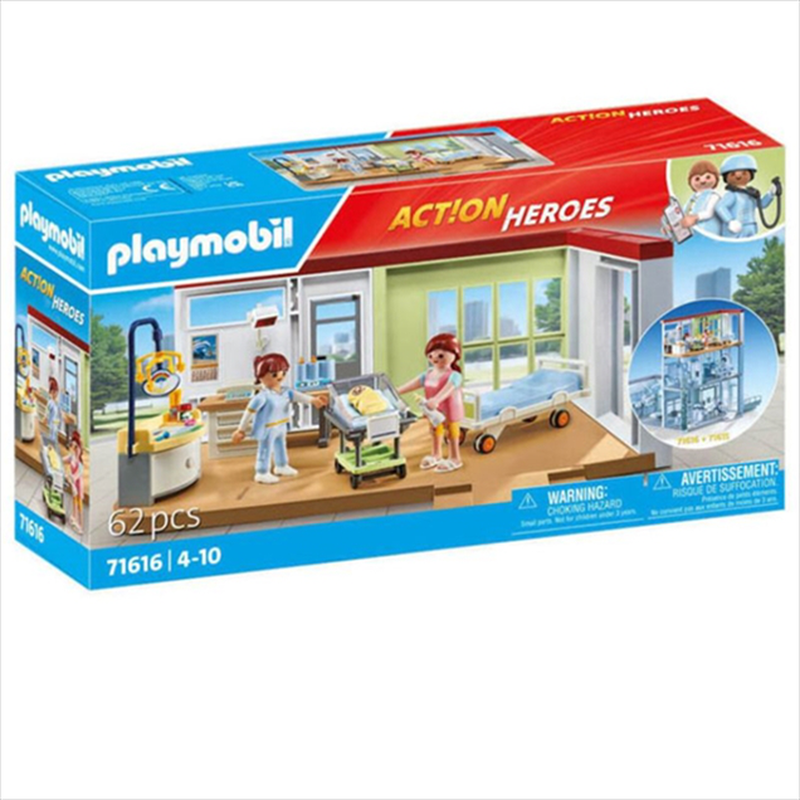 Product image: Playmobil 71616 action heroes - obstetrics clinic, , medium-null