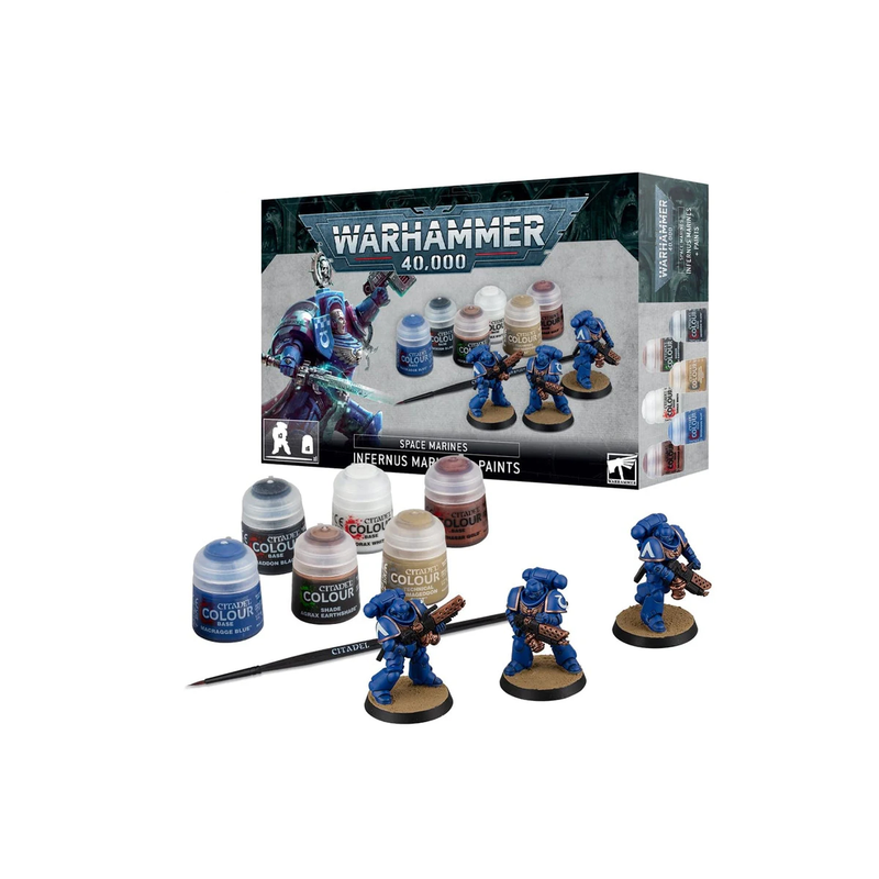 Warhammer - 40k: space marines - infernus marines & paints, , medium-null