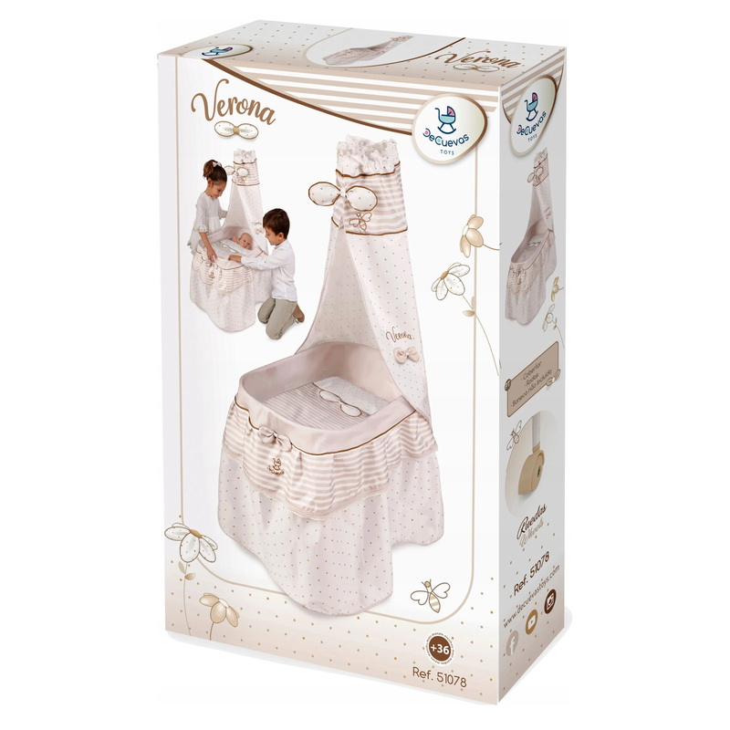 De cuevas dolls moses basket with canopy, , medium image number null