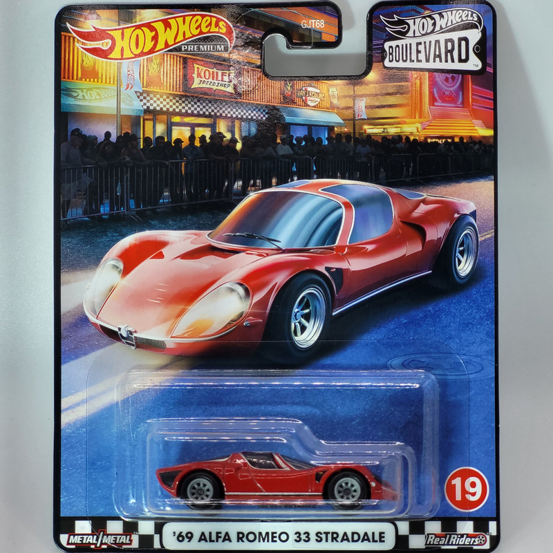 Product image: Hotwheels premium | boulevard | '69 alfa romeo 33 stradale #19, , medium-null