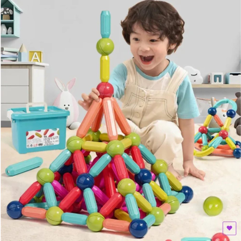 Πολύχρωμα εκπαιδευτικά τουβλάκια για ηλικίες 3+ 36τμχ, , medium-null