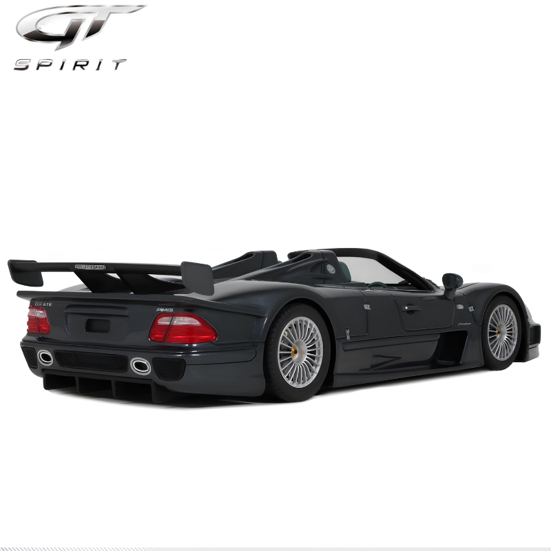 Gt spirit 1/18 mercedes-benz clk-gtr roadster steel grey metallic 1999, , medium-null