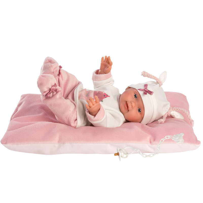 Llorens bebita cojin good monster with cushion doll 26cm 26312, , medium-null