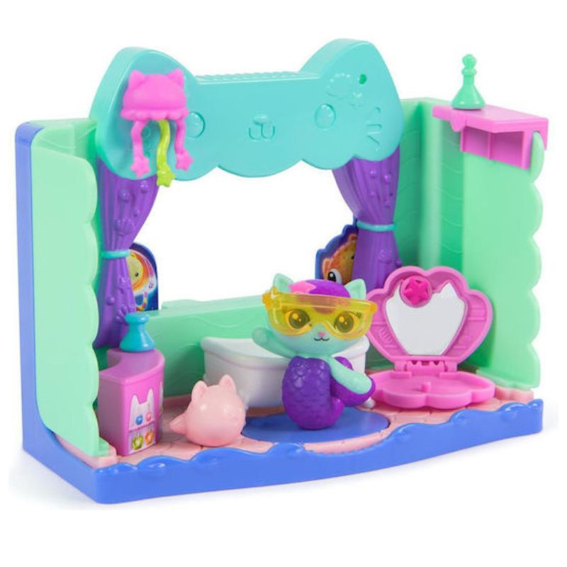 Spin master gabbys dollhouse movie mini set rooms-bathrooms 6074306, , medium-null
