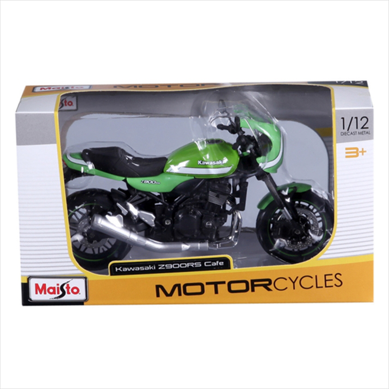 Maisto 1/12 2010 kawasaki z9000rs cafe - motorcycle green, , medium-null