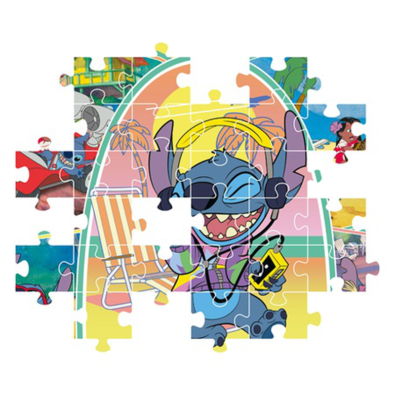 Product image: As clementoni kids puzzle supercolor disney stitch 180 pcs 7y+ 29800, , medium-null