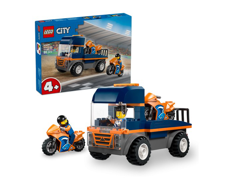 Lego city motorcycle transporter, , medium-null