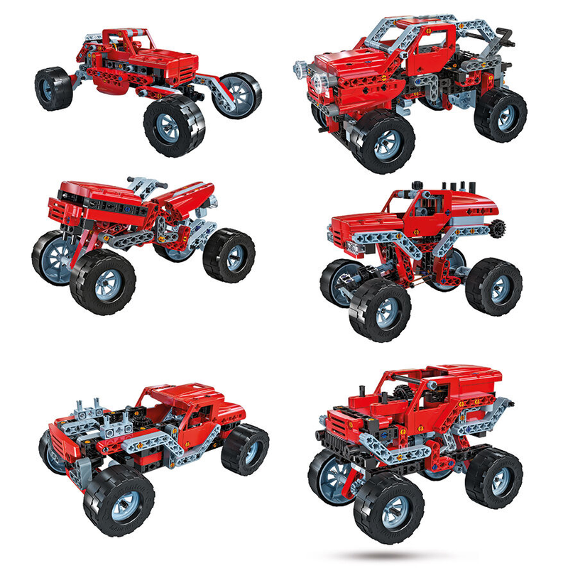 As science and play build educational robot game mechanics laboratory monster trucks for ages 8+ 63705, , medium-null