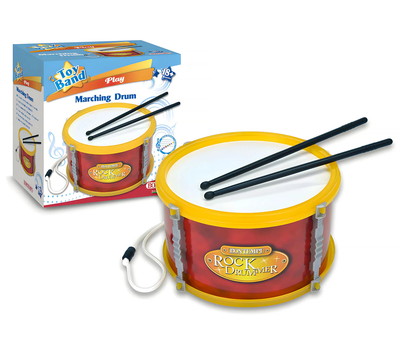 Bontempi red marching drum, , medium