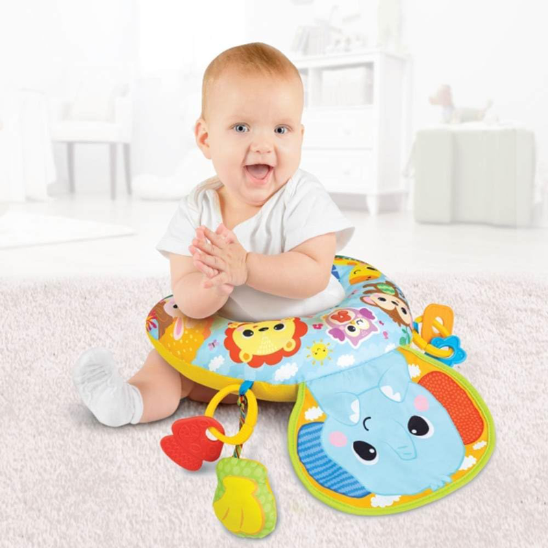Winfun jungle fun tummy time pillow, , medium-null