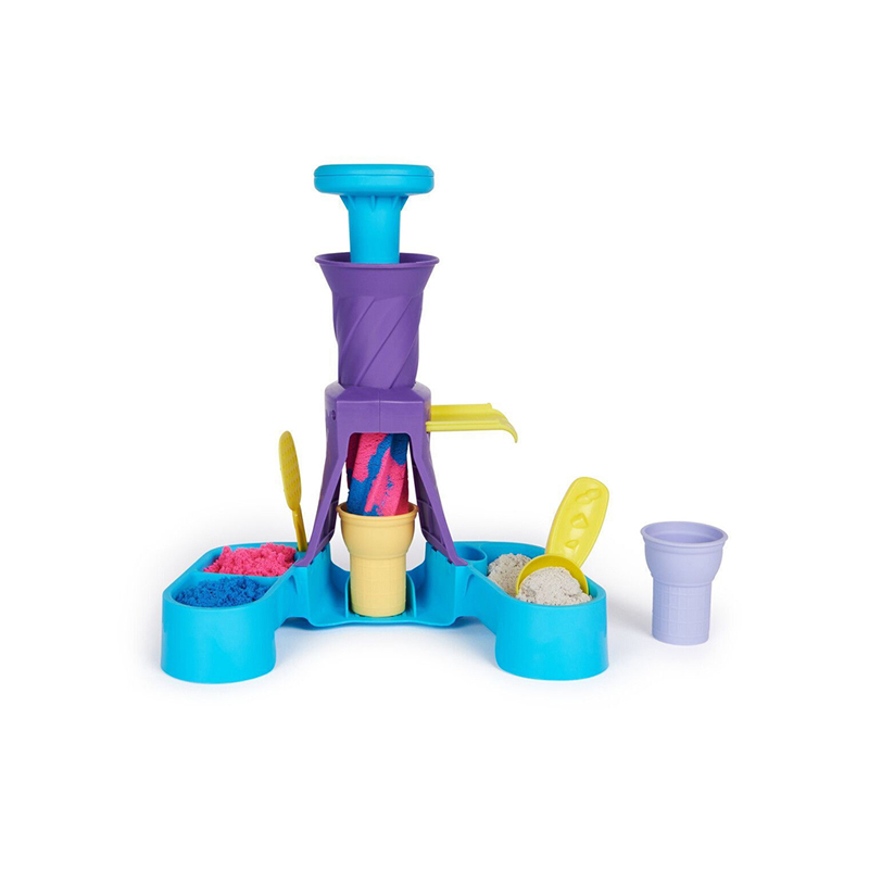 Product image: Kinetic sand, soft serve station with 396g of play sand, , medium-null