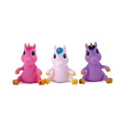 Squishy unicorn and squishy dinosaur, , medium