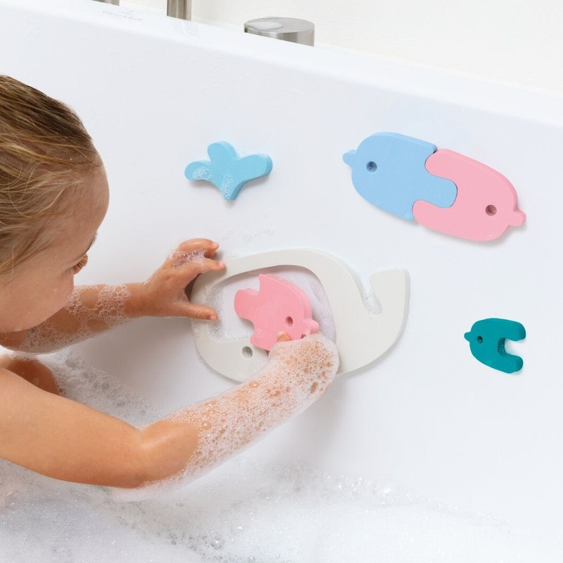 Product image: Quut quutopia whale puzzle bath game, , medium-null