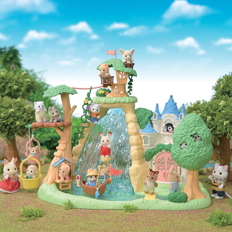 Sylvanian families secret forest falls, , medium-null